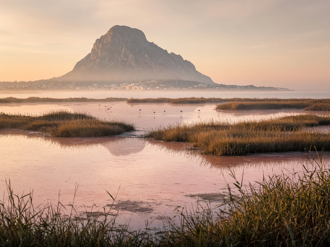 Feuchtgebiet Las Salinas in Calpe