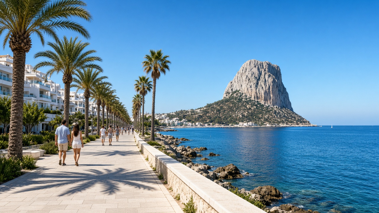 Strandpromenade von Calpe